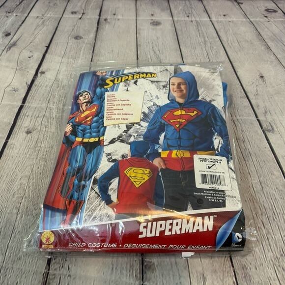 DC Comics Superman Kids Halloween Costume Sweatshirt - Picture 1 of 3